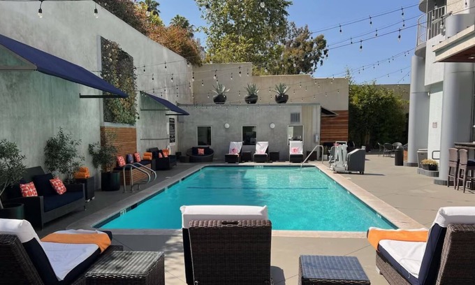 Los Angeles Hotel | Charming Hotel near the Getty! Rooftop Dining, Outdoor Pool, Iconic Views!