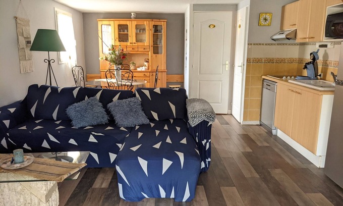 Port-la-Nouvelle Villa | Charming T3 Villa with Mezzanine, Garden, AC, Near Beach, Sleeps 6