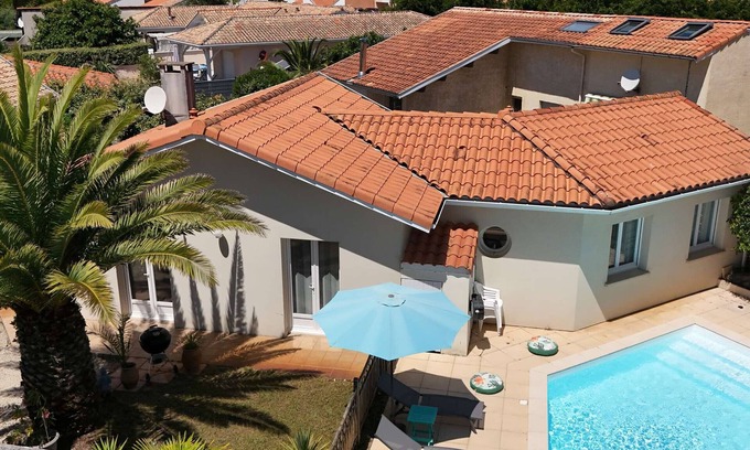 Biscarrosse Plage Villa | Charming villa with terrace near the beach