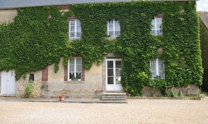 Bures Cottage | Charming Village Home with Garden, Terrace, Fireplace & WIFI near Perche Forest