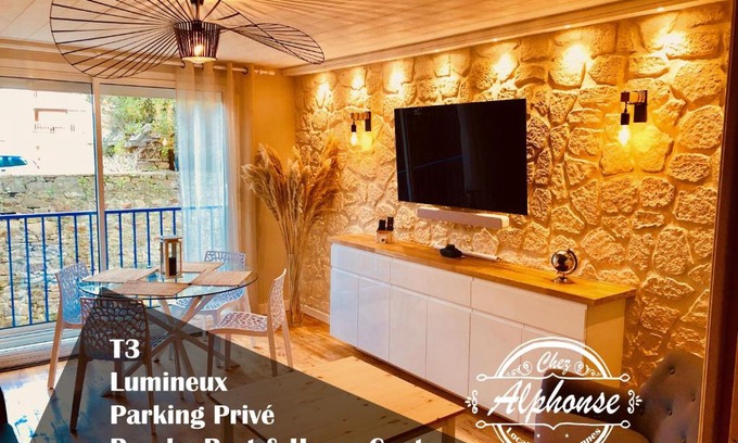 Vannes Apartment | Chez Alphonse : T3 cosy et rénové - proche du port
