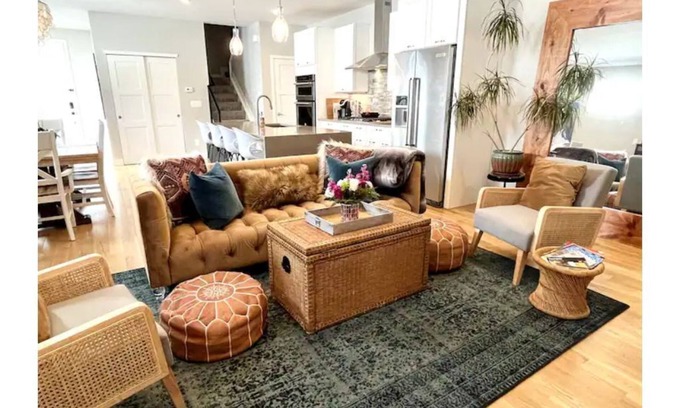 West Colfax House | Chic New Townhome w/Rooftop Patio & Garage