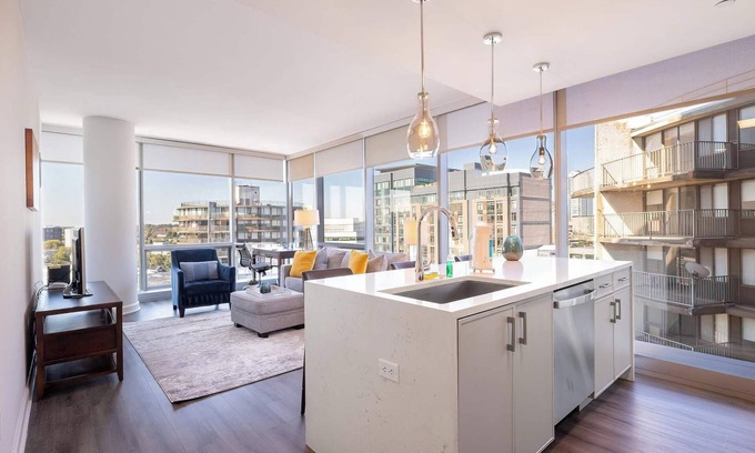 Downtown Apartment | Chic Stamford Apartment | Walk to Train & Entertainment