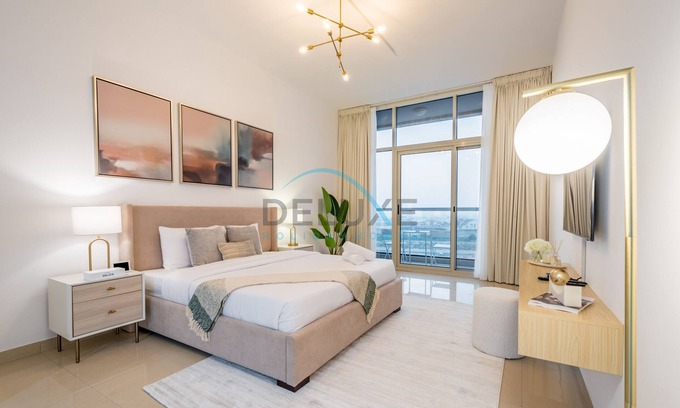 Dubai Apartment | Chic Studio in Uniestate Millennium Tower, Dubai Silicon Oasis by Deluxe Holiday Homes
