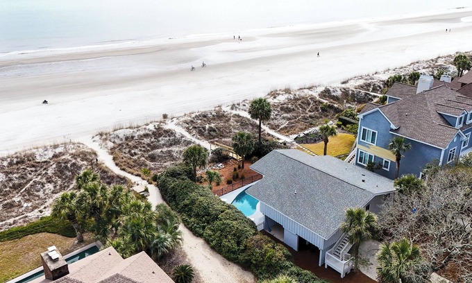 North Forest Beach House | Classic, OCEANFRONT 4 Bedroom Forest Beach Home -Dog Friendly w/Private Pool