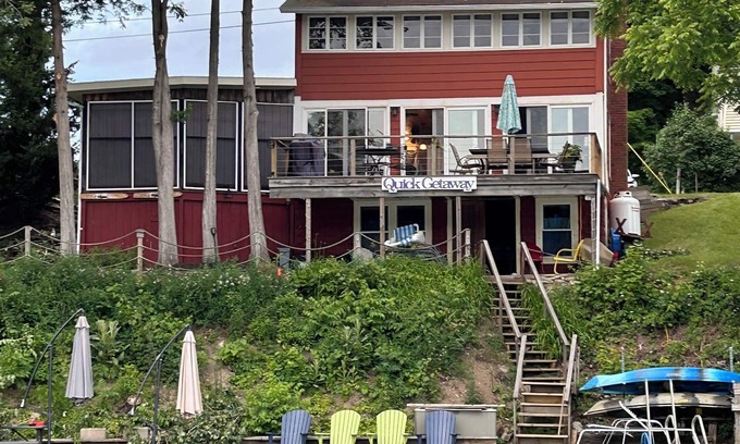 Marietta House | Classic Rustic Large Family Lake House - Lots of Space for all on Otisco Lake