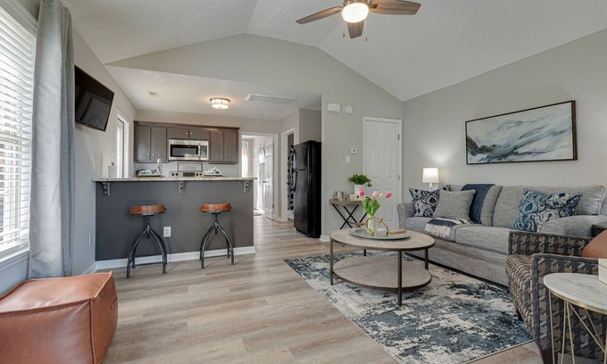 Lewisburg Apartment | Clean and Private Updated Duplex Apartment