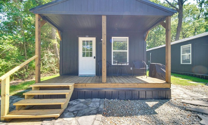 Grove Cabin | Close to Lake: Grove Cabin w/Shared Fire Pit!
