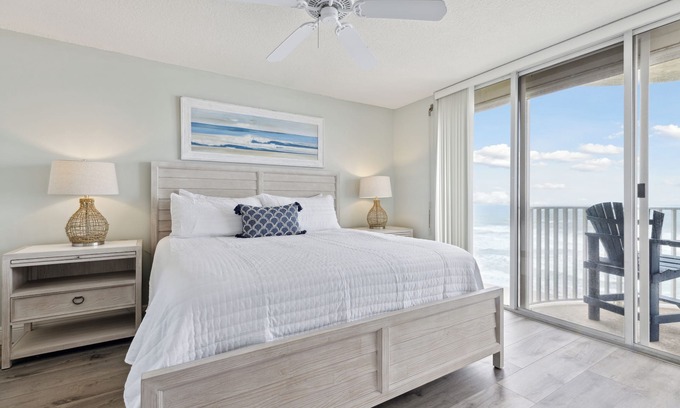 Indian Harbour Beach Condo | Coastal Monthly Rental - Oceanfront w/Heated Pool & Hot Tub!
