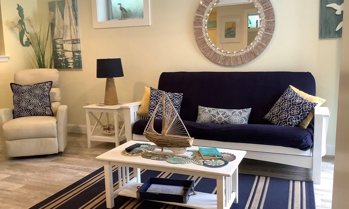 Hyannis Condo | Coastal/modern condo, walking distance to beautiful sandy beach.