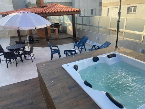 Loteamento Joao Batista Juliao Apartment | Cobertura Guarujá Apto com Jacuzzi e Churrasqueira