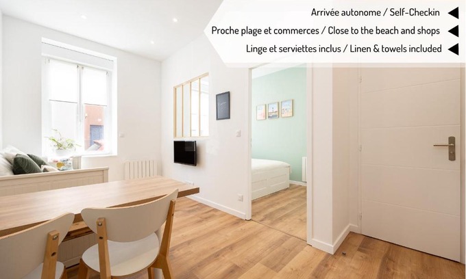 Petit-Fort-Philippe Apartment | Cocon proche plage Petit-Fort