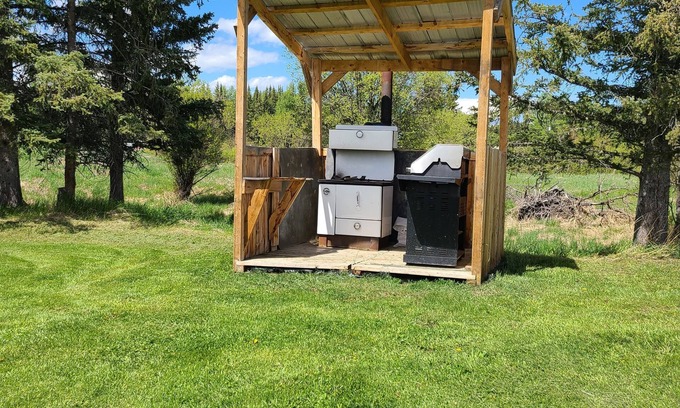 Clearwater County House | Comfort camping at it's finest!