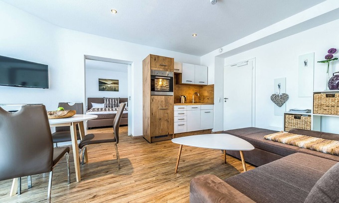 Kalzhofen Apartment | Comfortable Alpen's Sonne vacation apartment with heated pool, sauna and covered terrace.