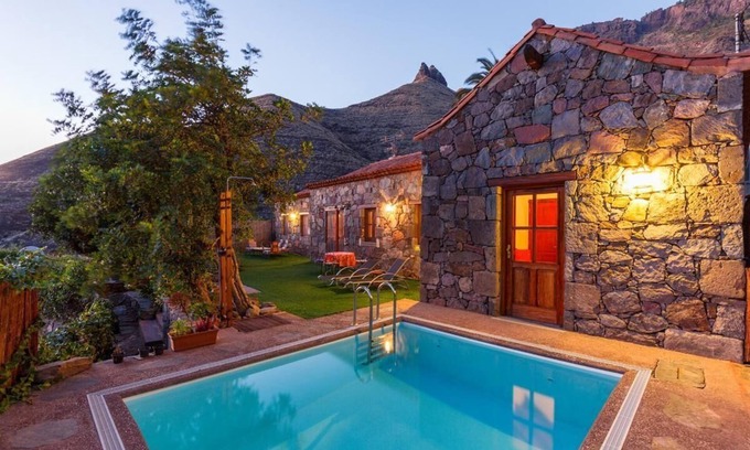 Agaete House | Comfortable holiday home with a private pool in an ideal location in the natural reserve and near the beach