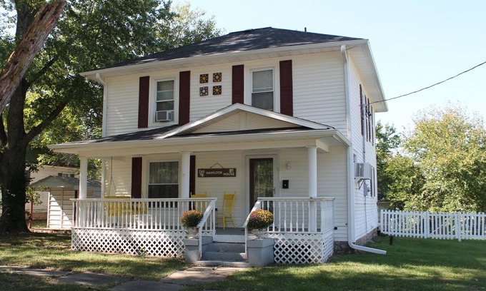 Hamilton House | Comfortable Two-Story Family Home in Picturesque Small Town USA