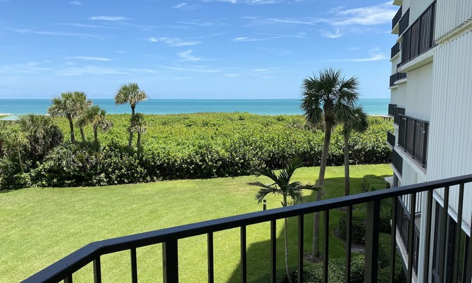 Fort Pierce Shores Condo | Completely Remolded Relaxing Beach View Condo