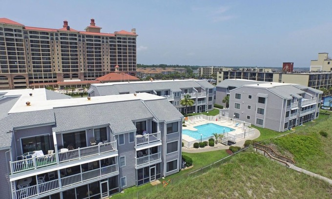 Cherry Grove Beach Condo | Condo near Golf w/WiFi, Balcony, Resort Pool, Grill, Water Sports & Fishing
