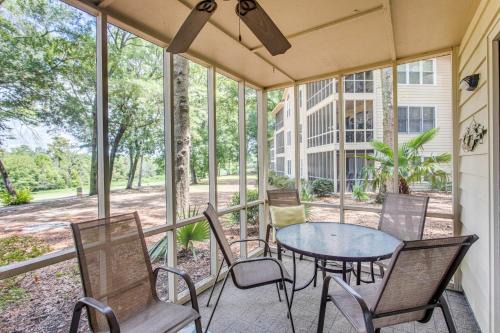 Sea Trail Apartment | Condo with Golf Course Views Less Than 1 Mi to Sunset Beach!