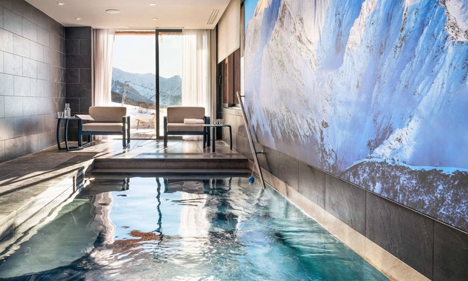 Arc-1800 Ski Chalet | Contemporary chalet with private pool, sauna and home cinema in Arc 1800