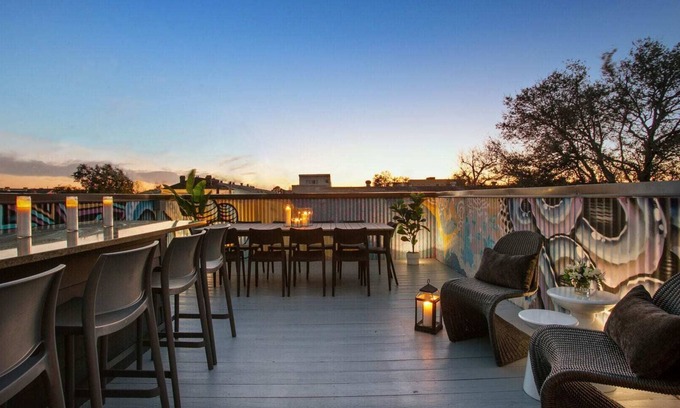 Saint Thomas Development House | Contemporary Home | Hot Tub + Rooftop Deck