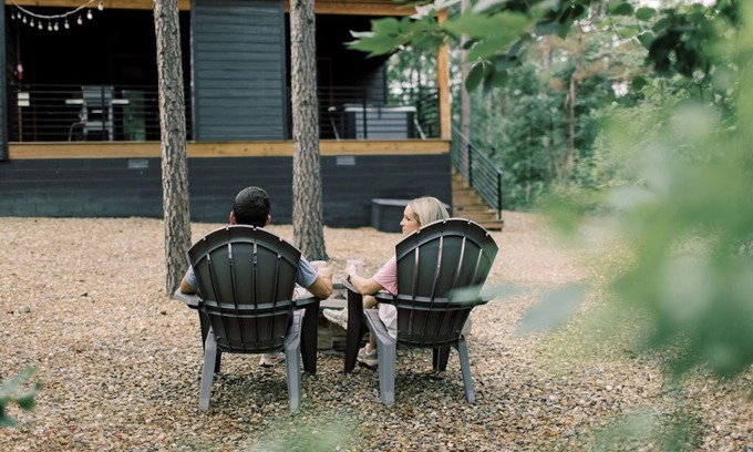 Broken Bow Cabin | Copper Haven. Romantic Modern Escape in the Woods