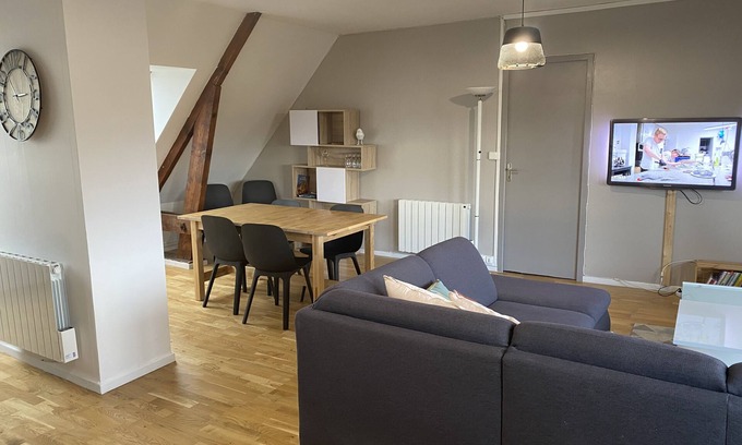 Bleriot-Plage Apartment | Cosy apartment 200m from the beach