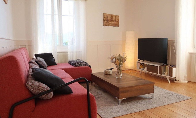 Sainte-Croix Apartment | Cosy apartment for 6 people with WIFI, TV and panoramic view