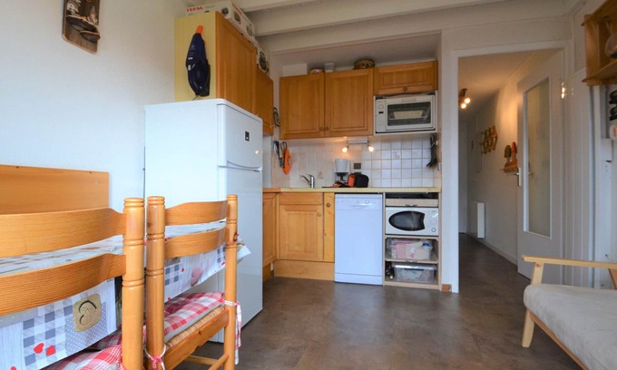 Cohennoz Apartment | Cosy duplex at the foot of the slopes, 5 pax, covered parking