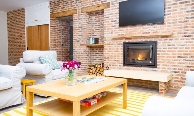 Hexham House | Cosy retreat in woods with stunning views of Hadrian's Wall. Pet friendly.