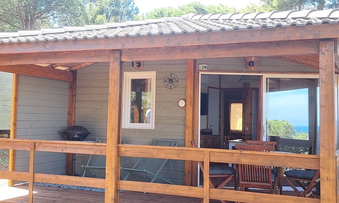 Agde Ski Chalet | Cottage 2 bedrooms, airco, fantastic view, near Cap d'Agde beaches