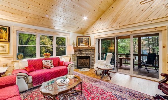 Adirondack House | Country Getaway W/Free WiFi, Gas Fireplace, Deck, Lake View & Washer/Dryer