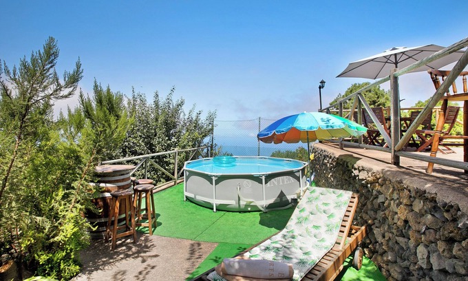 Icod de los Vinos Villa | Country House "Finca Las Carmenes" with Sea View, Pool, Terrace & Garden