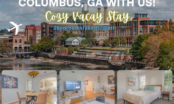 Columbus Apartment | Cozy 2-bed Vaca Stay