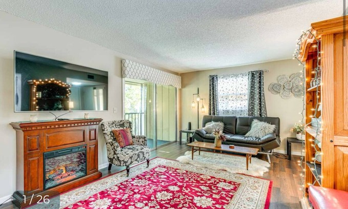 Deltona Lakes Apartment | COZY 2BR Condo with Pool bike-trail near lake beach fireplace SAFE community