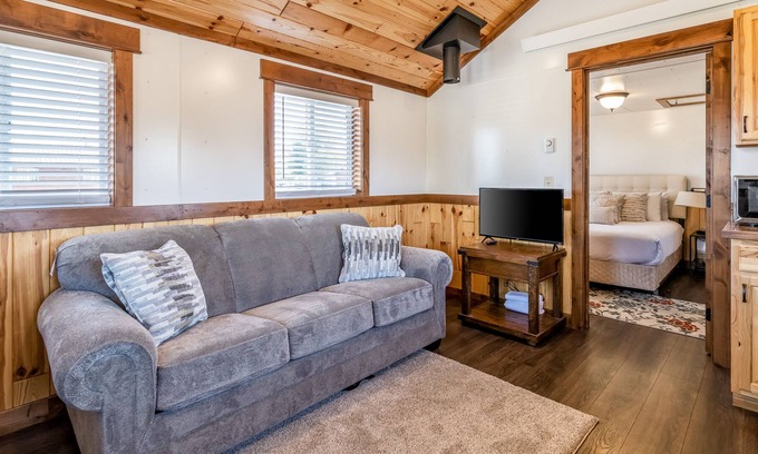 Victor Cabin | Cozy Cabin in Heart of Town W/ Free WiFi, Kitchenette, Great Views & More