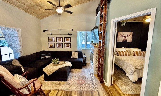 Baldwin Cabin | Cozy Cabin in the woods 1-bedroom, 1-loft. NearRiversLakes&Trails,Fishing,Hiking