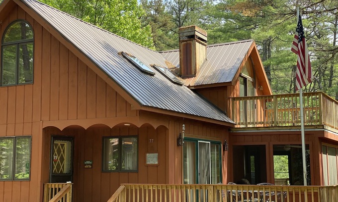 Chocorua Ski and Beach House | Cozy cabin with hot tub in a peaceful setting!