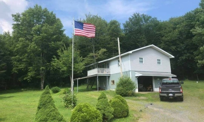 Byrnedale House | Cozy camp located in Elk County adjoining state game land.