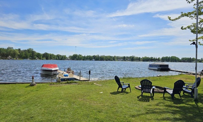 Long Lake House | Cozy/clean 3 BR Lakefront Cottage on N Dease Lake. 50' frontage-sandy swim area.
