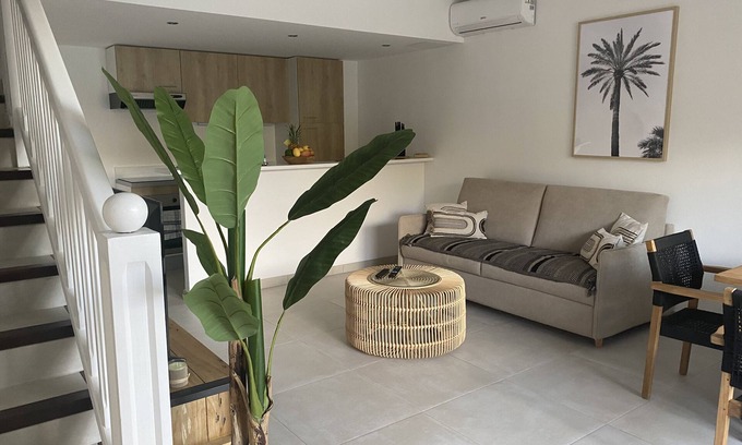 Anse Marcel Apartment | Cozy Duplex Cottage Sea and Marina View