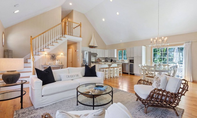 Chatham House | Cozy Family Home in Chatham - Firepit, Game Room, Large Deck, Yard + More