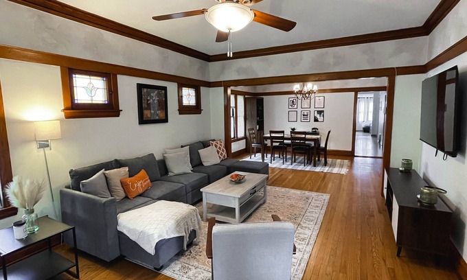 Forest Park House | Cozy Home near the city with Patio, Backyard, and Parking