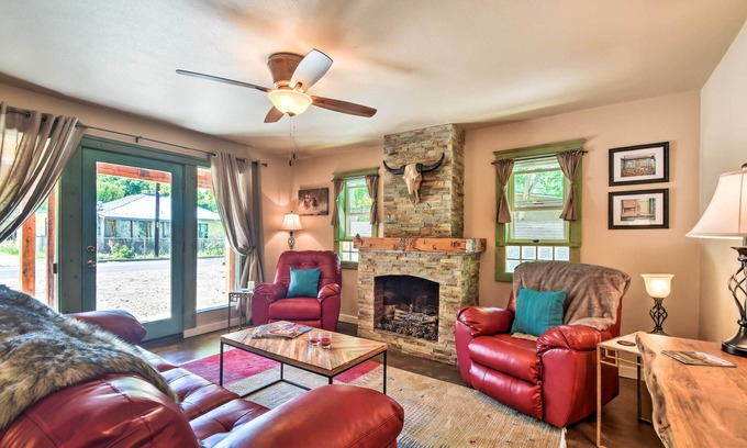 Taos House | Cozy Home w/Media Room: Short Walk to Taos Plaza!
