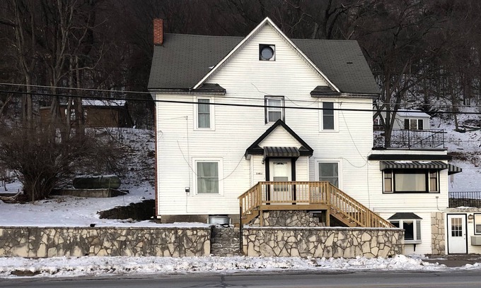 Ferryville House | Cozy home with a great river view.