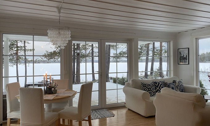 Alvsbyn Cabin | Cozy Lake Cabin in the Forest