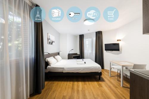 Le Port sous la Lune Apartment | Cozy Marne - 2 people - Paris