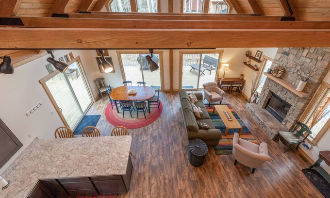 Sky Valley House | Cozy Mountain Retreat w/Hot Tub & Fire Pit