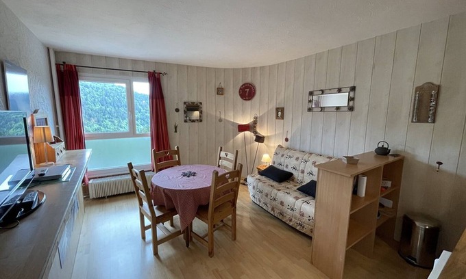 Laveissiere Apartment | Cozy studio 4 ppl at slopes' foot