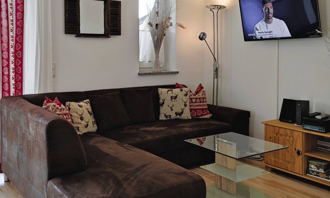 Kalzhofen Apartment | Cozy vacation accommodation "Sonne" in Oberstaufen/Kalzhofen, dogs allowed